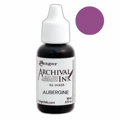Archival Ink™ Pads Re-Inker Aubergine, 0.5oz