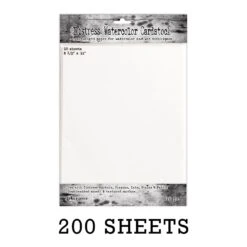 Tim Holtz Distress® Watercolor Cardstock 8.5" X 11", 200pk