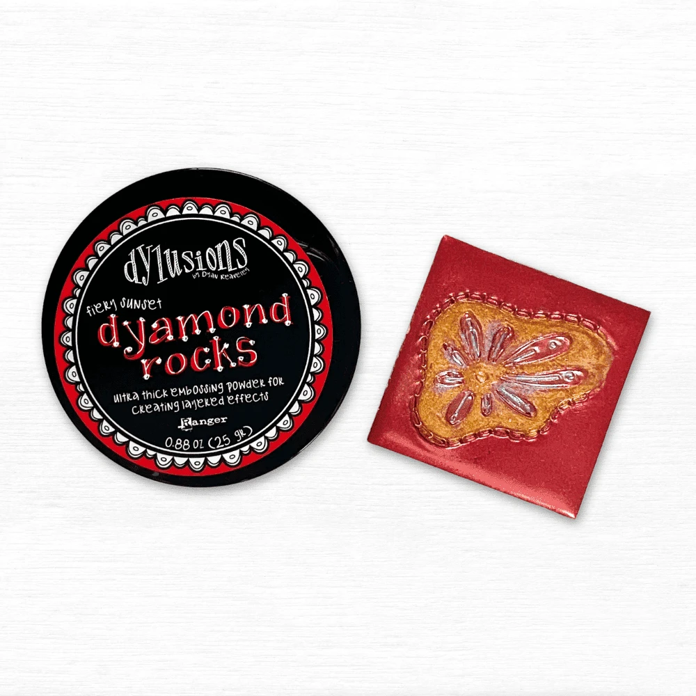 Dylusions Dyamond Rocks - Fiery Sunset 4 Dylusions Dyamond Rocks - Fiery Sunset - Image 2