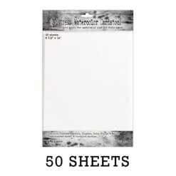 Tim Holtz Distress® Watercolor Cardstock 8.5" X 11", 50pk