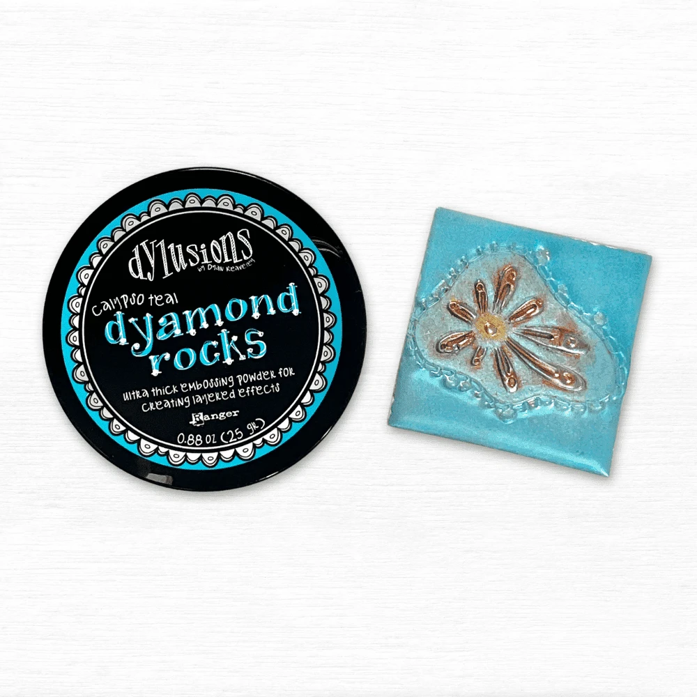 Dylusions Dyamond Rocks - Calypso Teal 4 Dylusions Dyamond Rocks - Calypso Teal - Image 2