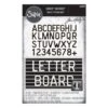 Alterations By Sizzix Thinlits Embossing Folder Letterboard 35pk 2 Alterations By Sizzix Thinlits Embossing Folder Letterboard 35pk -RANGER ART SUPPLIES 666859 Vault Side Order Letterboard POG 01