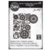 Tim Holtz Sizzix Gears Embossing Folder -RANGER ART SUPPLIES 666866 Vault Gears POG 01
