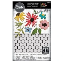 Tim Holtz Sizzix Thinlits Floristry 2D Embossing Folder 11pk