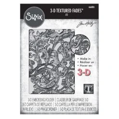 Tim Holtz Sizzix 3-D Texture Large Embossing Folder Entangled