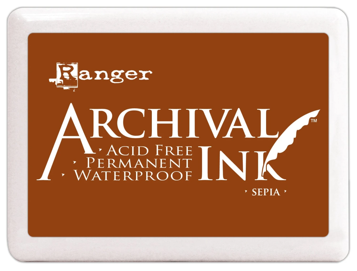 Jumbo Archival Ink™ Pads Sepia 3 Jumbo Archival Ink™ Pads Sepia