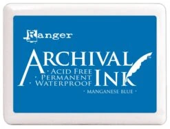 Jumbo Archival Ink™ Pads Manganese Blue