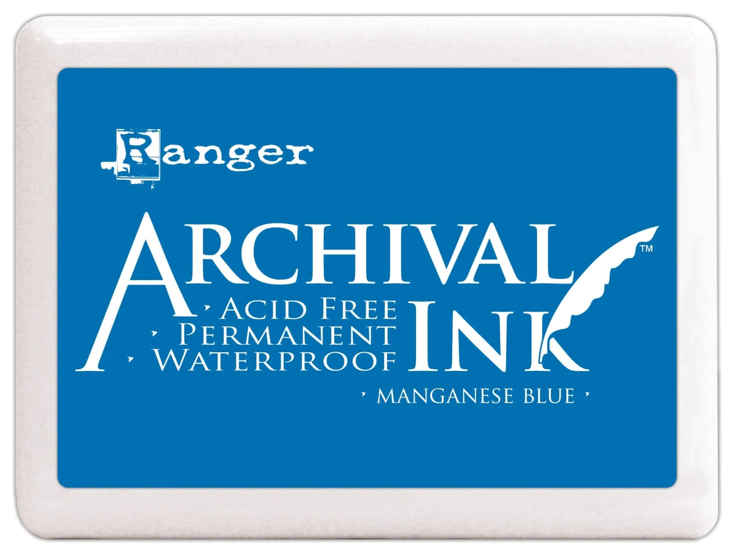 Jumbo Archival Ink™ Pads Manganese Blue 3 Jumbo Archival Ink™ Pads Manganese Blue