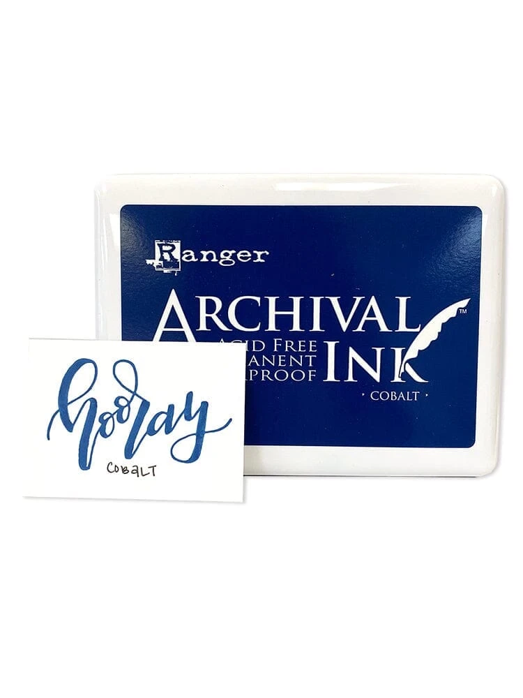 Jumbo Archival Ink™ Pads Cobalt 4 Jumbo Archival Ink™ Pads Cobalt - Image 2