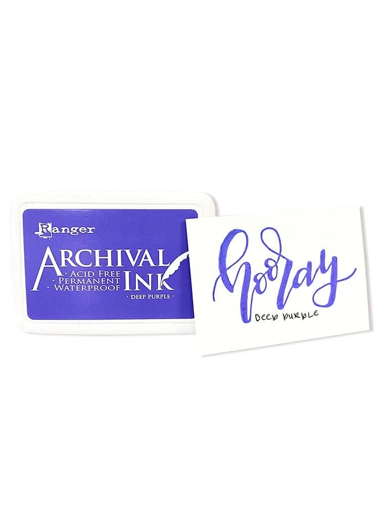 Archival Ink™ Pads Deep Purple 4 Archival Ink™ Pads Deep Purple - Image 2