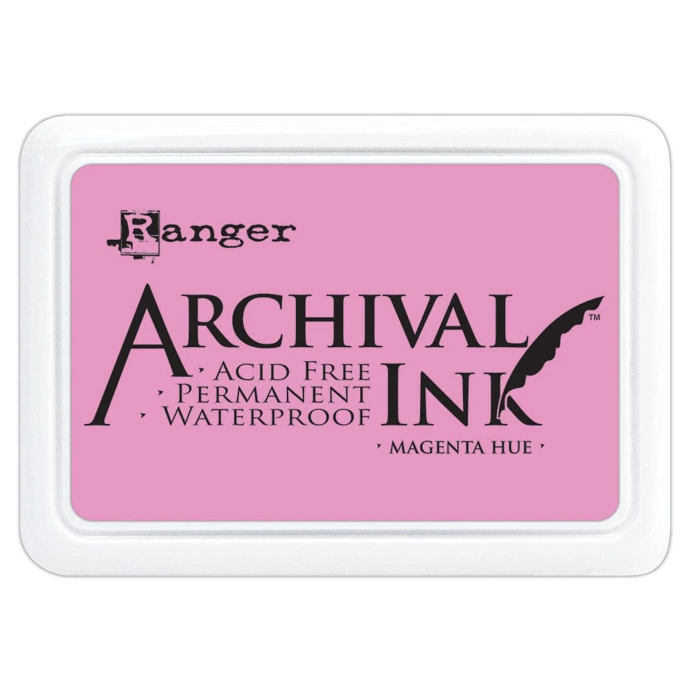 Archival Ink™ Pads Magenta Hue 3 Archival Ink™ Pads Magenta Hue