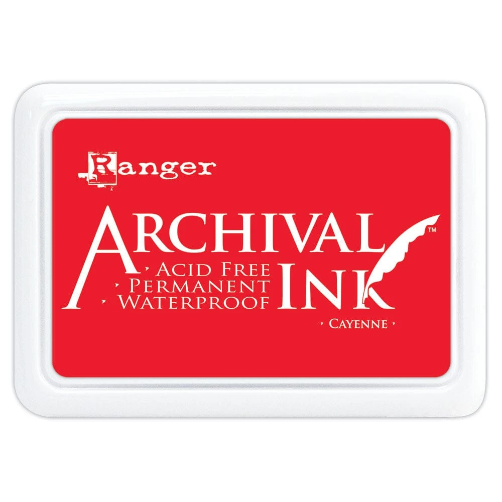 Archival Ink™ Pads Cayenne 3 Archival Ink™ Pads Cayenne
