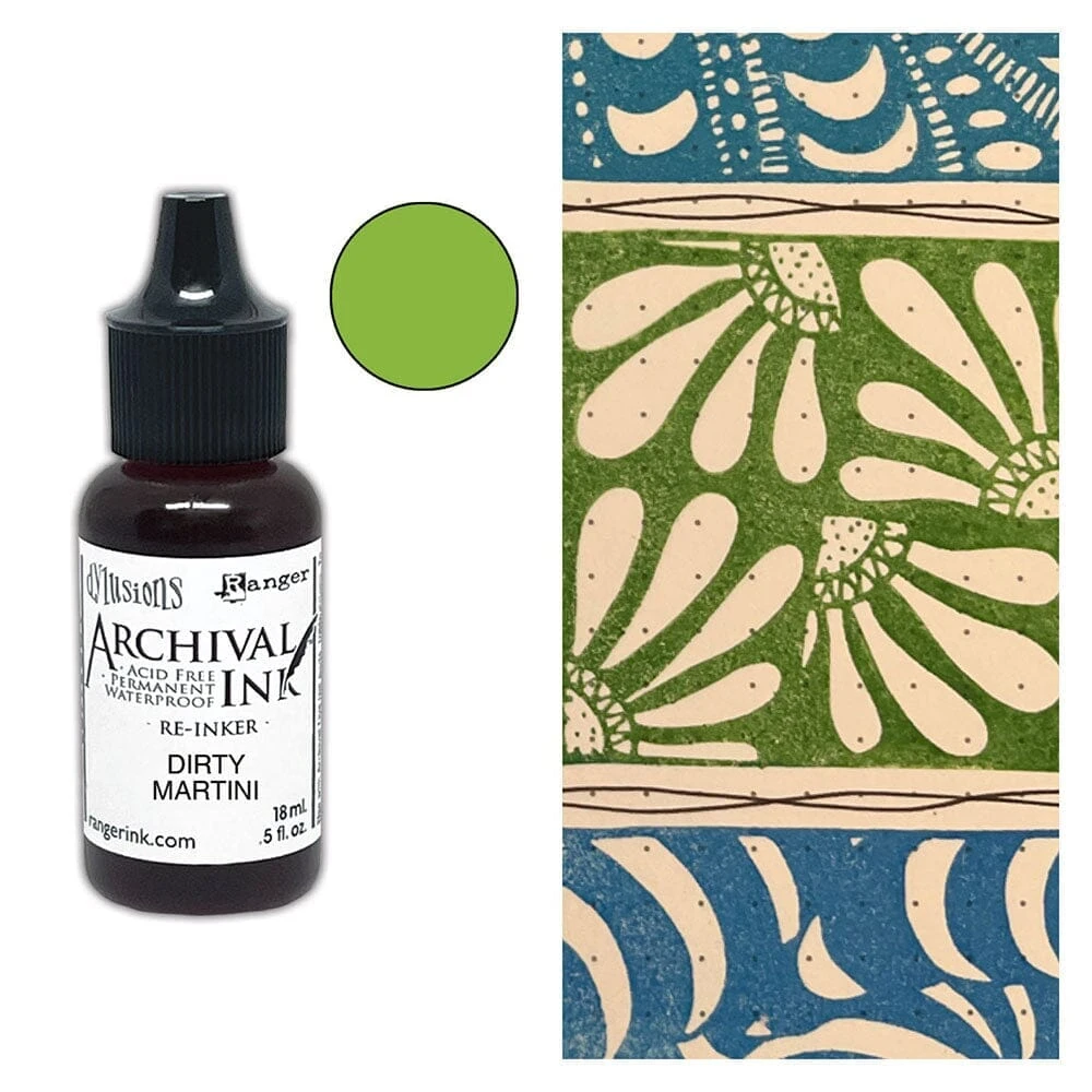 Dylusions Archival Re-Inker Dirty Martini 0.5oz 4 Dylusions Archival Re-Inker Dirty Martini 0.5oz - Image 2