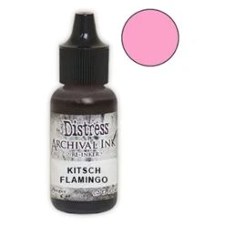 Tim Holtz Distress® Archival Re-Inker Kitsch Flamingo .5 Oz