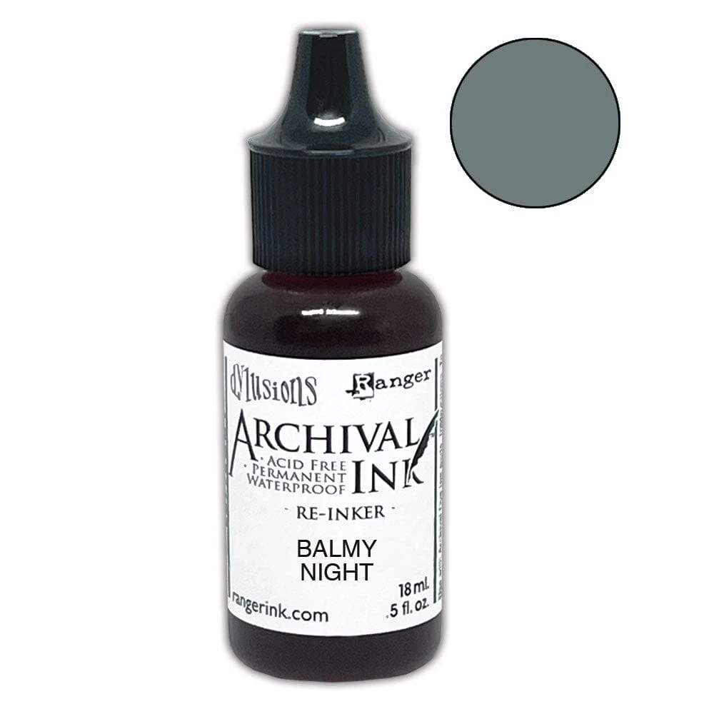 Dylusions Archival Re-Inker Balmy Night 0.5oz 3 Dylusions Archival Re-Inker Balmy Night 0.5oz