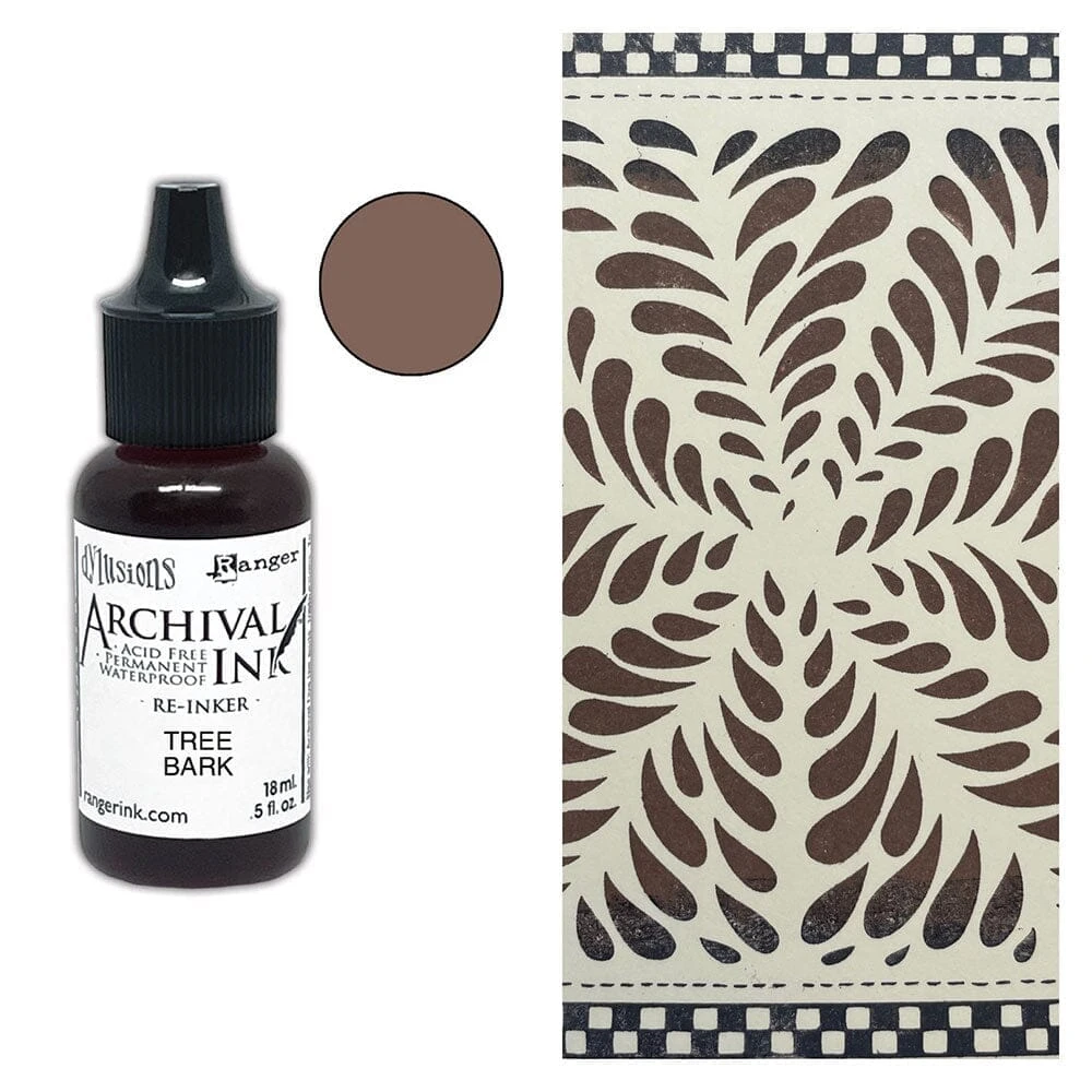 Dylusions Archival Re-Inker Tree Bark 0.5oz 4 Dylusions Archival Re-Inker Tree Bark 0.5oz - Image 2