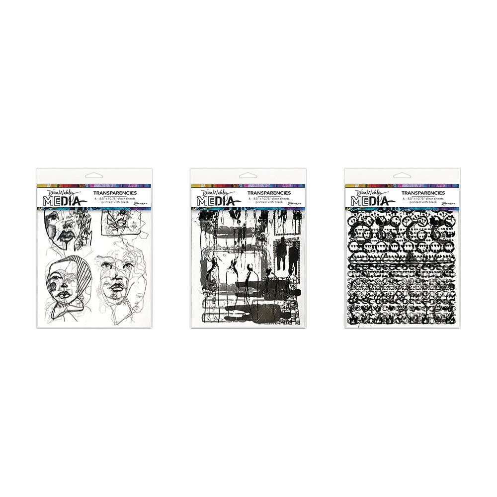 Dina Wakley Transparencies Bundle 3 Dina Wakley Transparencies Bundle