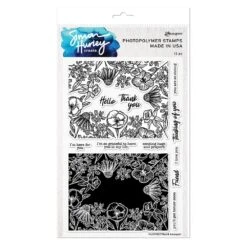 Simon Hurley Create. Photopolymer Stamp Bold Bouquet
