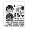Tim Holtz Stampers Anonymous Stamp Festive Print -RANGER ART SUPPLIES CMS472FESTIVEPRINT