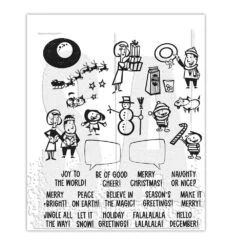 Tim Holtz Stampers Anonymous Stamp Christmas Cartoons