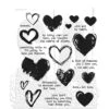 Tim Holtz Stampers Anonymous Cling Mount Stamp Love Notes -RANGER ART SUPPLIES CMS477 LOVE NOTES WM 01