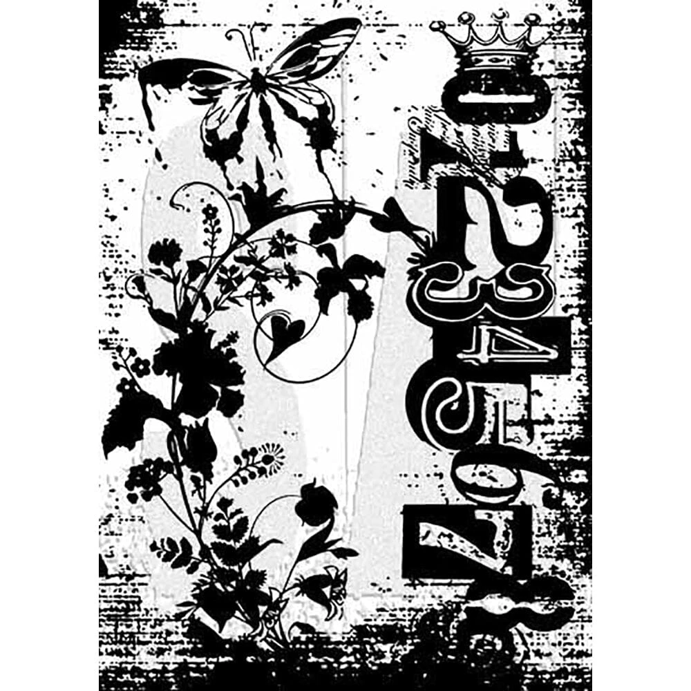 Tim Holtz Stampers Anonymous Cling Mount Stamp Fairy Garden 3 Tim Holtz Stampers Anonymous Cling Mount Stamp Fairy Garden