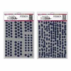 Dina Wakley Media Dots Stencil Bundle