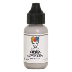 Dina Wakley Media Acrylic Paint Elephant, 1oz