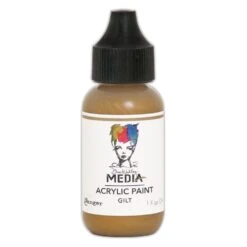 Dina Wakley Media Acrylic Paint Gilt, 1oz