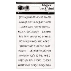 Dylusions Bigger Back Chat - White 2