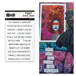 Dylusions Bigger Back Chat - Black & White 4 Bundle -RANGER ART SUPPLIES DYA86871 BiggerBackChat WhiteSet4 02 ff387aa8 e490 4e63 9c96 2a573eb8f6cf