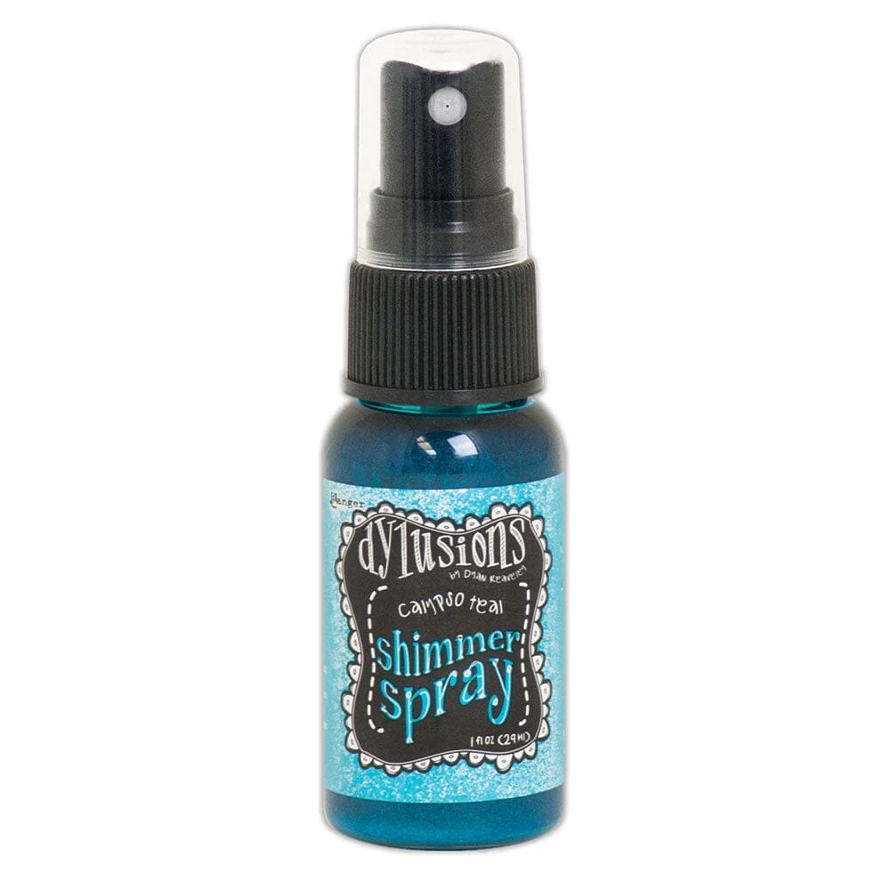 Dylusions Shimmer Spray Calypso Teal, 1oz 3 Dylusions Shimmer Spray Calypso Teal, 1oz