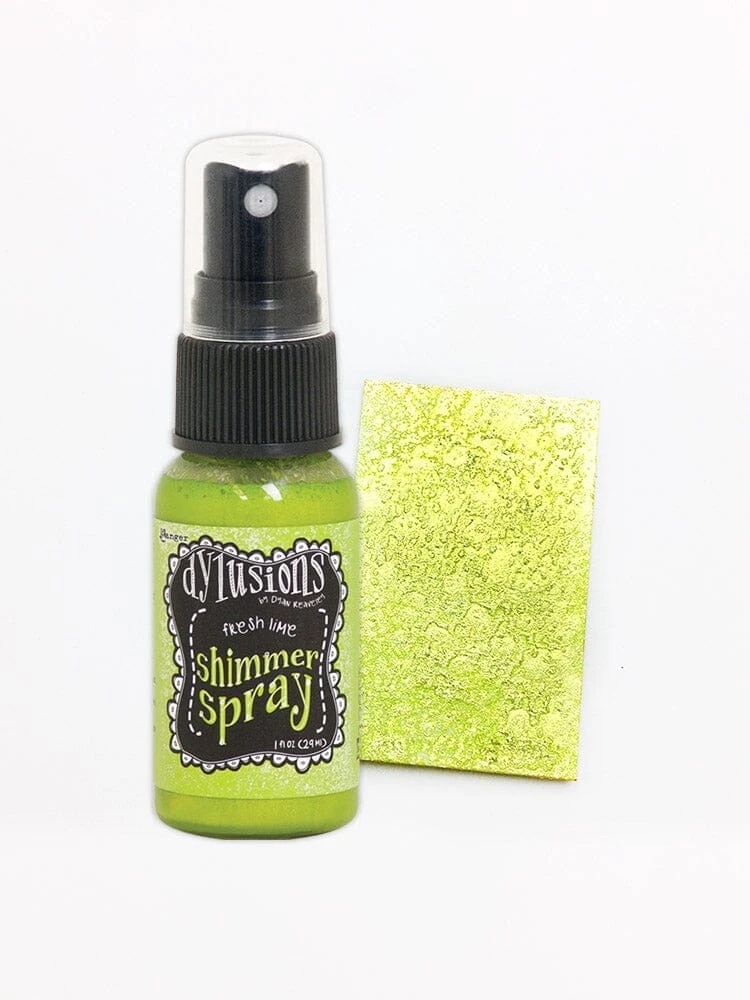 Dylusions Shimmer Spray Fresh Lime, 1oz 4 Dylusions Shimmer Spray Fresh Lime, 1oz - Image 2