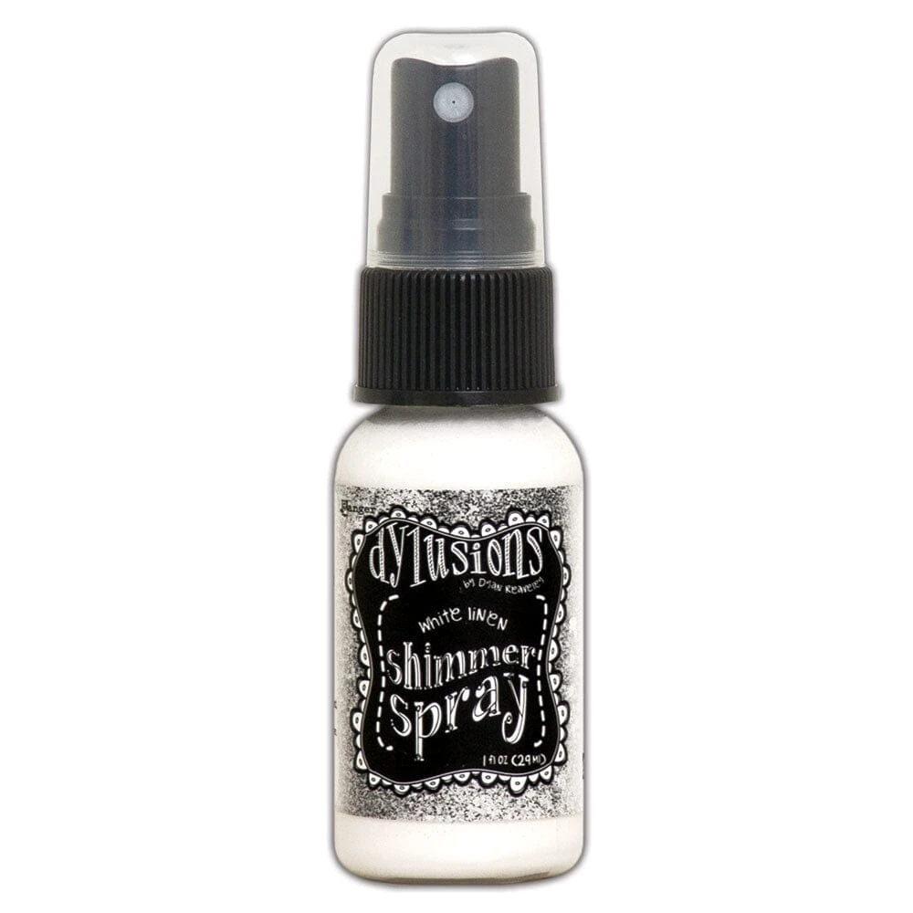 Dylusions Shimmer Spray White Linen 3 Dylusions Shimmer Spray White Linen