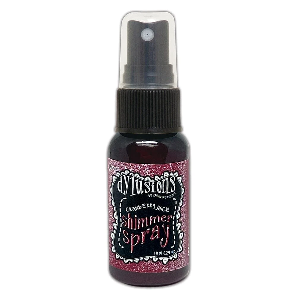 Dylusions Shimmer Spray Cranberry Juice, 1oz 3 Dylusions Shimmer Spray Cranberry Juice, 1oz