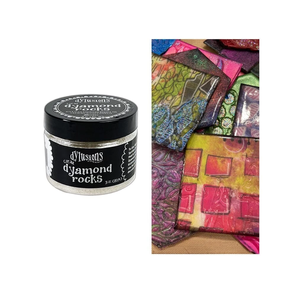 Dylusions Dyamond Rocks - Clear 4 Dylusions Dyamond Rocks - Clear - Image 2