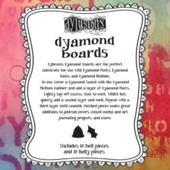 Dylusions Dyamond Boards - Small Bells & Holly -RANGER ART SUPPLIES DYM86833 DyamondBoards BellsAndHolly Sm 02 8c6a315d 5e14 4996 aceb 7709bbe1d64a
