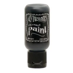 Dylusions Flip Cap Paint Black Marble, 1oz