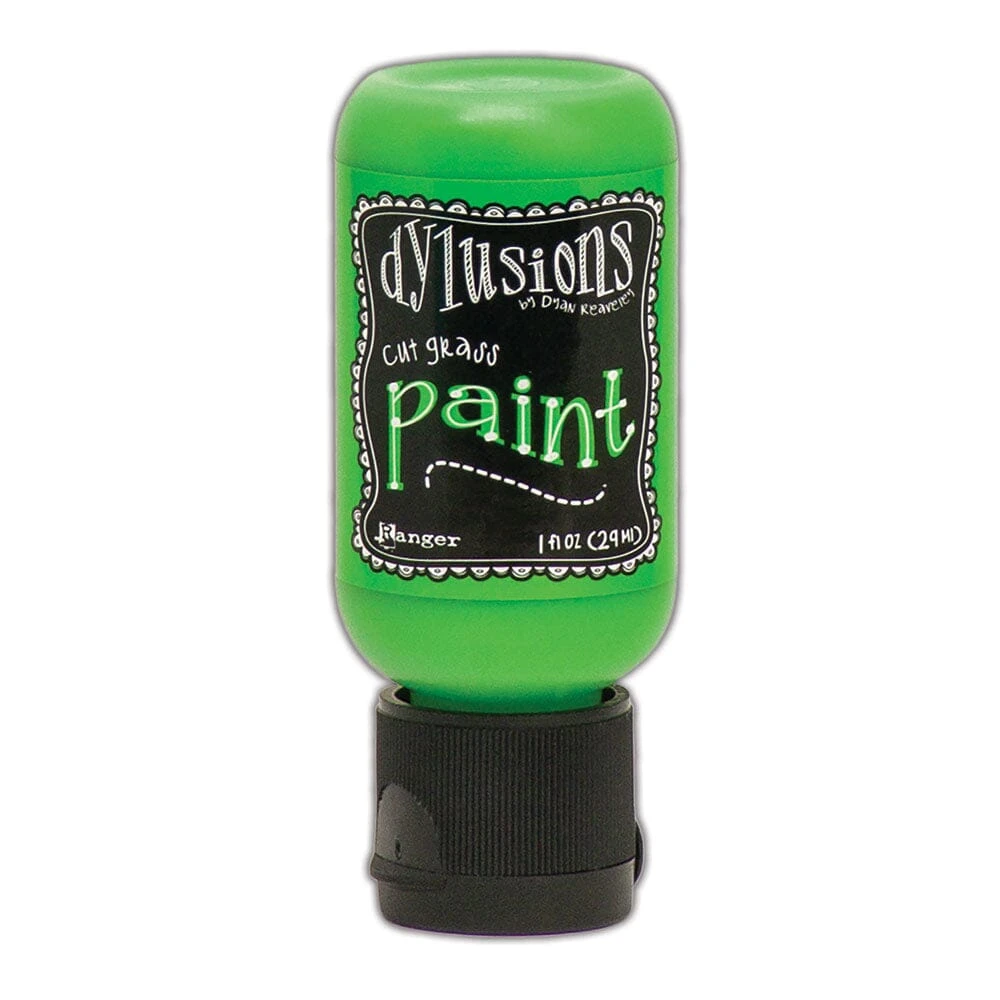 Dylusions Flip Cap Paint Cut Grass, 1oz 3 Dylusions Flip Cap Paint Cut Grass, 1oz