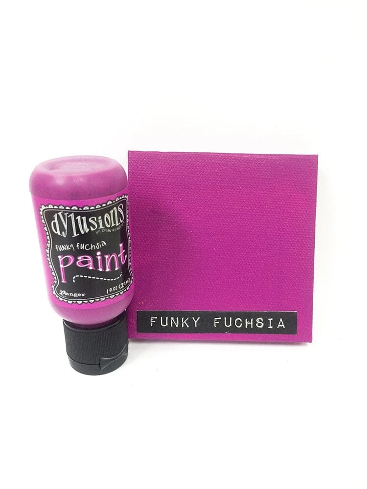 Dylusions Flip Cap Paint Funky Fuchsia, 1oz 4 Dylusions Flip Cap Paint Funky Fuchsia, 1oz - Image 2