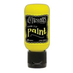 Dylusions Flip Cap Paint Lemon Zest, 1oz