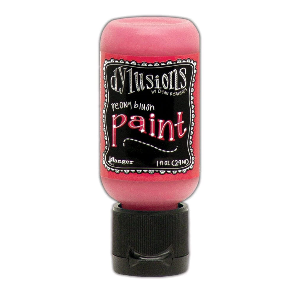 Dylusions Flip Cap Paint Peony Blush, 1oz 3 Dylusions Flip Cap Paint Peony Blush, 1oz