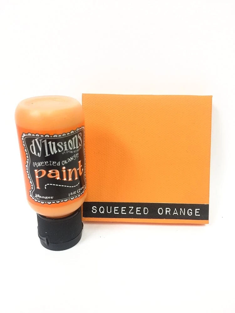 Dylusions Flip Cap Paint Squeezed Orange, 1oz 4 Dylusions Flip Cap Paint Squeezed Orange, 1oz - Image 2