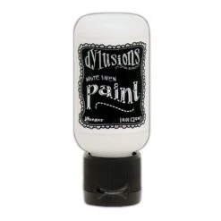 Dylusions Flip Cap Paint White Linen, 1oz