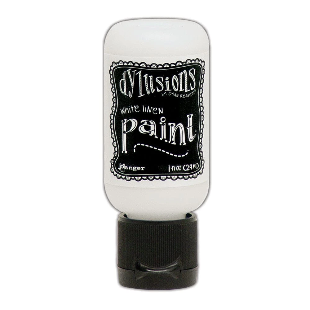 Dylusions Flip Cap Paint White Linen, 1oz 3 Dylusions Flip Cap Paint White Linen, 1oz