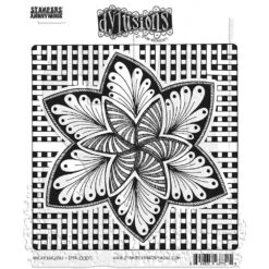 Dylusions Stampers Anonymous Cling Mount Stamp Wickerlicious