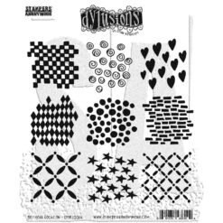 Dylusions Stampers Anonymous Cling Mount Stamp Get Your Rocks On