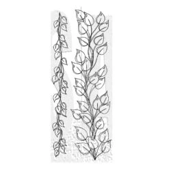 Dylusions Stampers Anonymous Cling Mount Stamp The Longer The Leaf