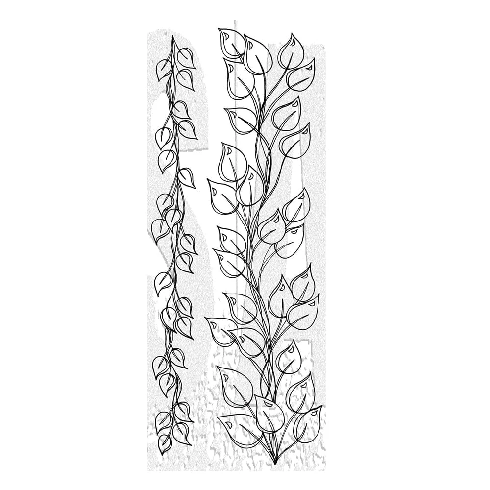 Dylusions Stampers Anonymous Cling Mount Stamp The Longer The Leaf 3 Dylusions Stampers Anonymous Cling Mount Stamp The Longer The Leaf