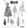 Dylusions Cling Mount Stamps Wood For The Trees